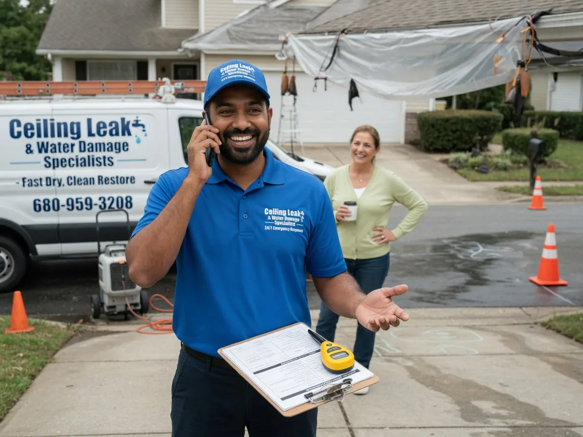 Ceiling Leak Cleanup Edgewood, NM FAQs